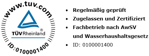 Zertifizierung zum Fachbetrieb nach § 62 AwSV Zertifizierung zum Fachbetrieb nach § 62 AwSV