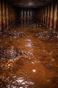 Tankreinigung großer verschmutzter Tank Tankreinigung großer verschmutzter Tank