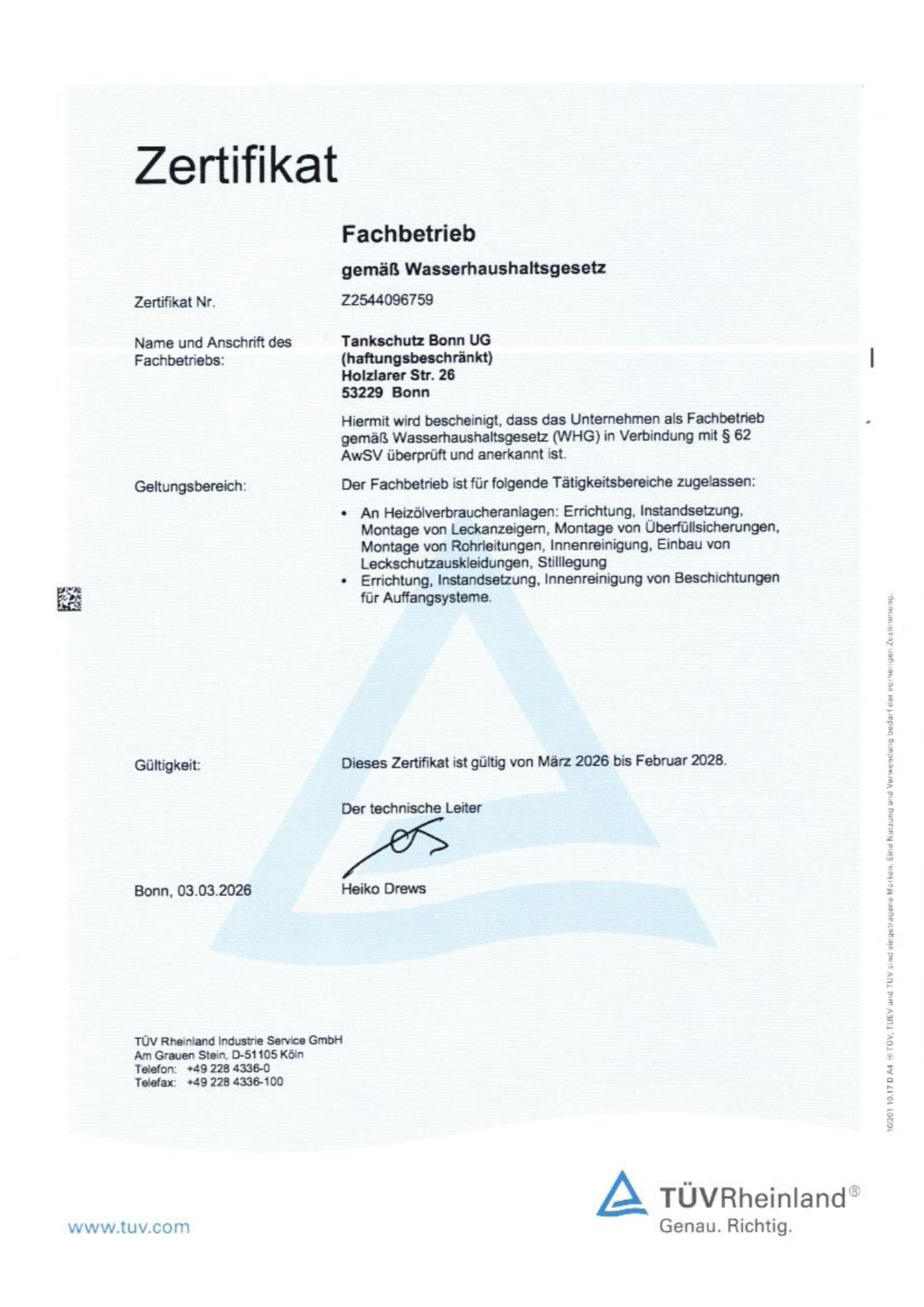 Zertifizierung 2026 Zertifizierung 2026